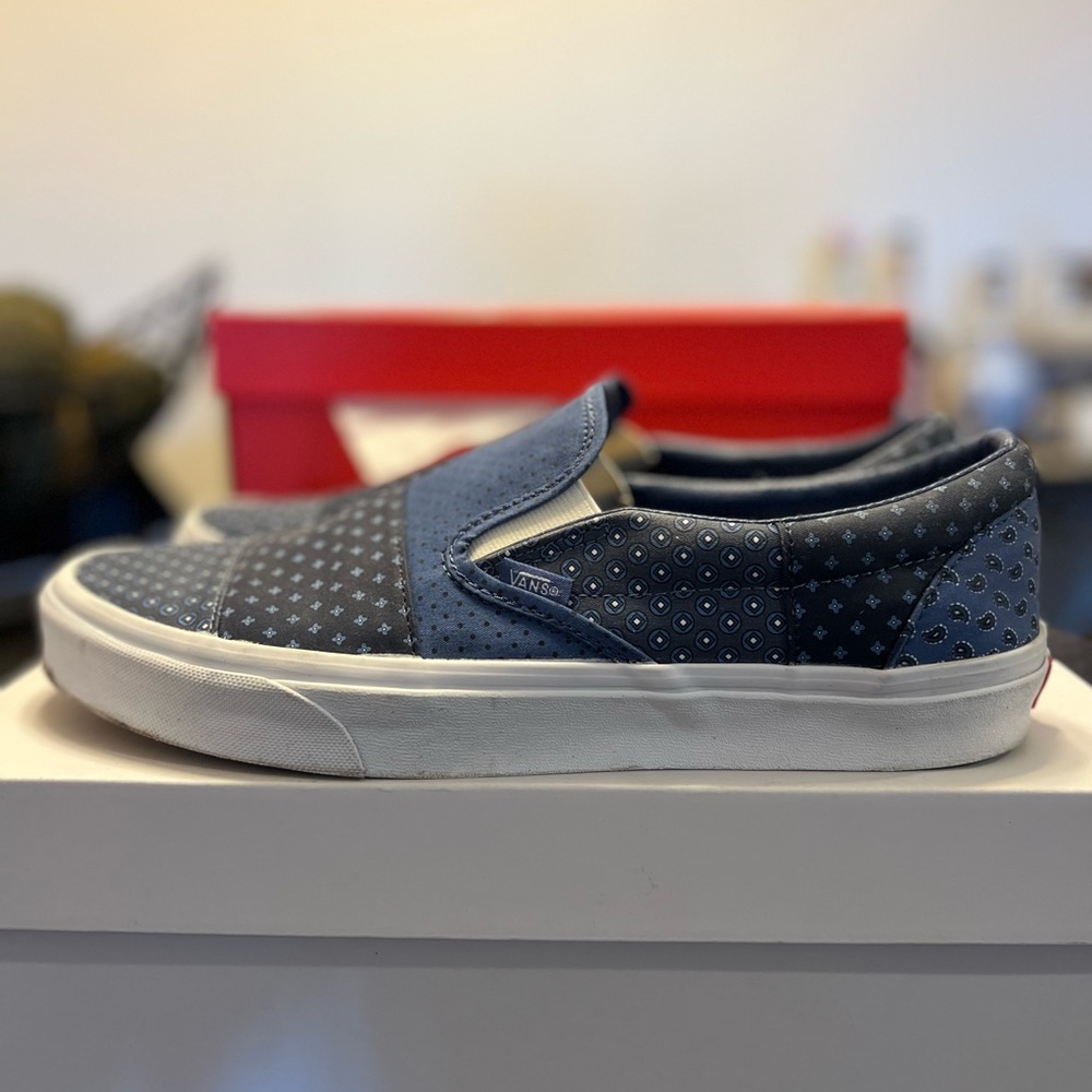 Vans bandana slip ons